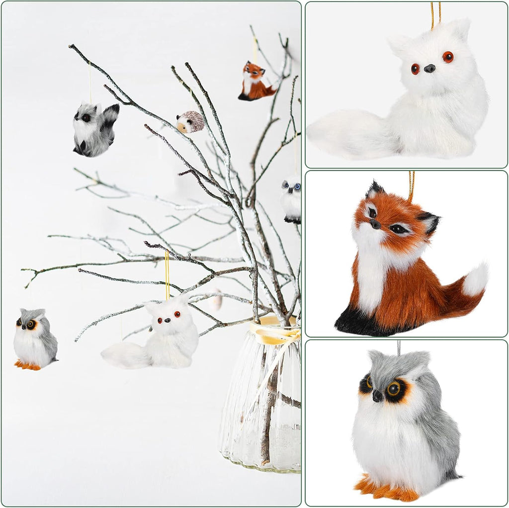 Forest Animal Plush Hanging Ornaments