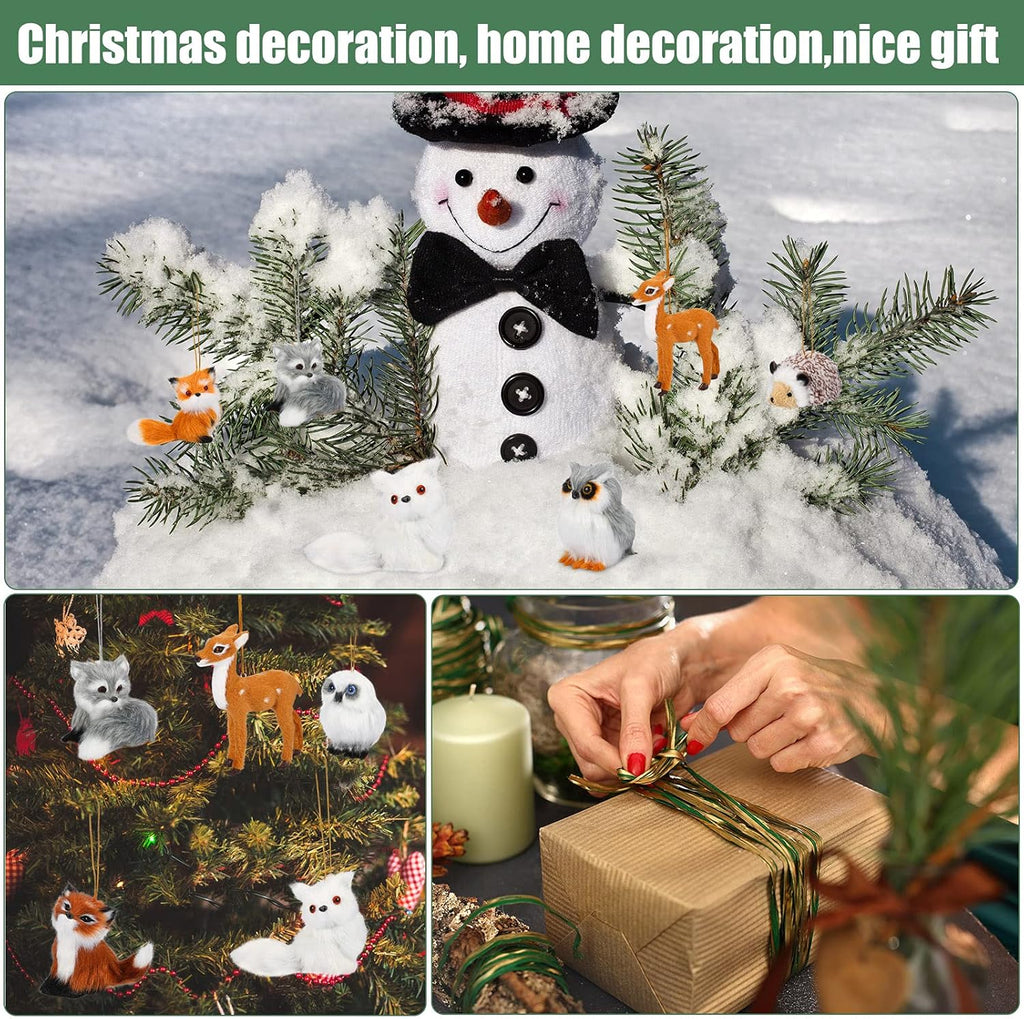 Forest Animal Plush Hanging Ornaments