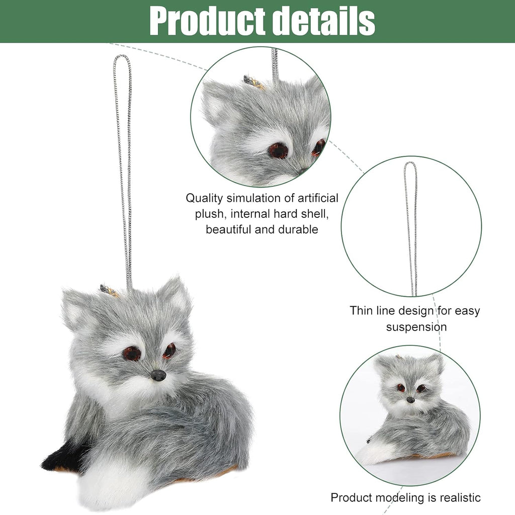 Forest Animal Plush Hanging Ornaments